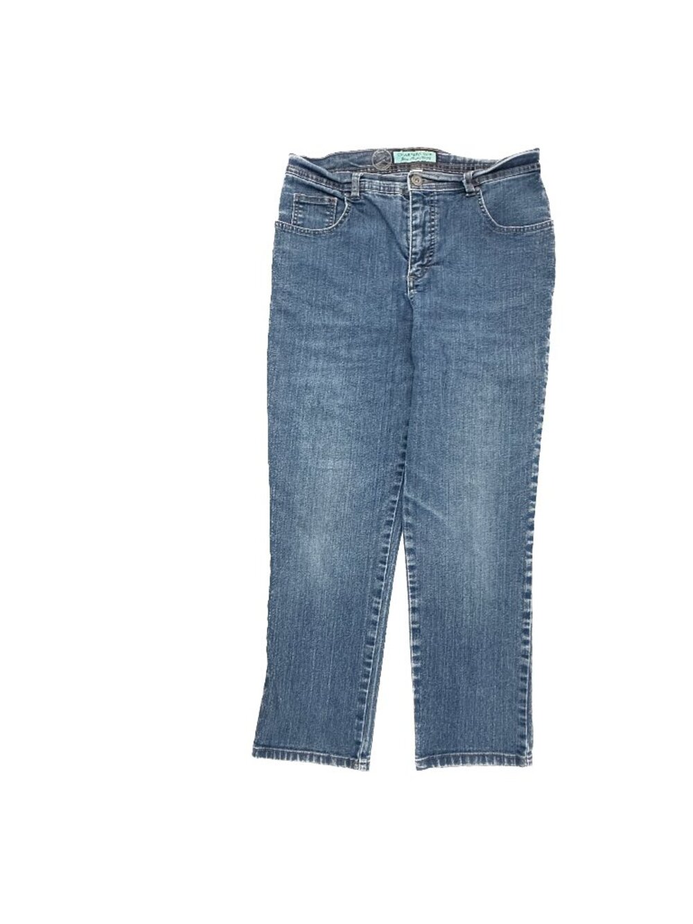 Charter Club Classic Narrow Leg Women's size 10P Dark‎ Wash Blue Denim Jeans